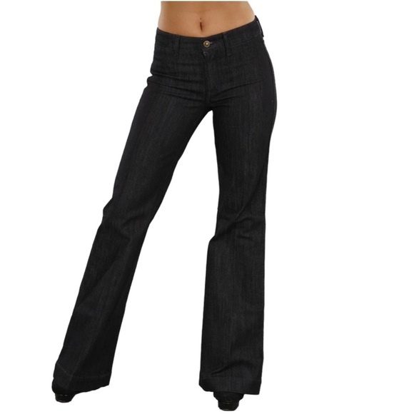 RICH & Skinny Dark Denim Flare Boot Cut‎ Jeans Sz 28 - Picture 1 of 7